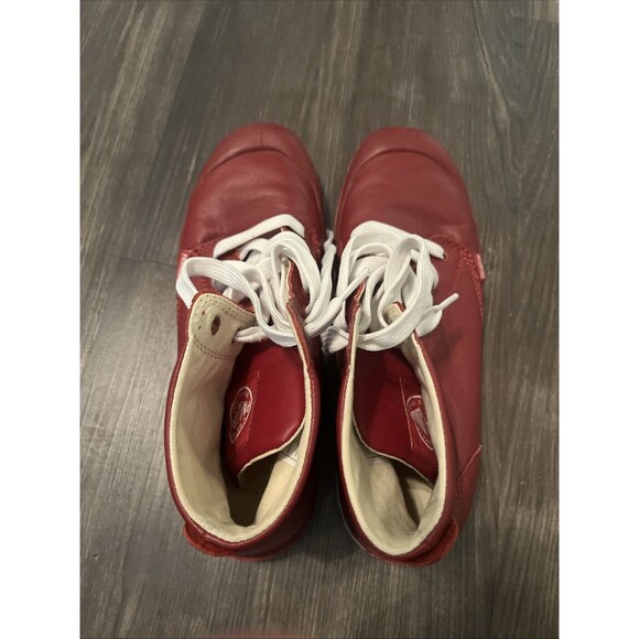 Palladium Men’s Red Burgundy Lugged Sneakers High Top Canvas Shoes Size 11 M - Picture 6 of 12